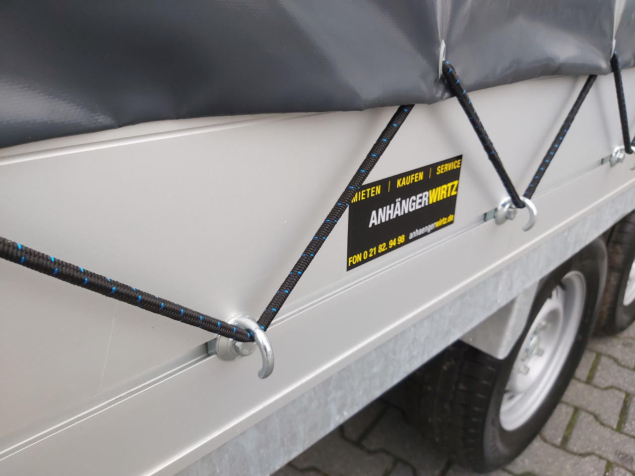 Leasing  Anssems Hochlader PSX - S 2500 325x178x30cm 180cm Hochplane grau (L) 2500kg Aktion Anssems Hochlader PSX - S 2500 325x178x30cm 180cm Hochplane grau (L) 2500kg Aktion: afbeelding 9