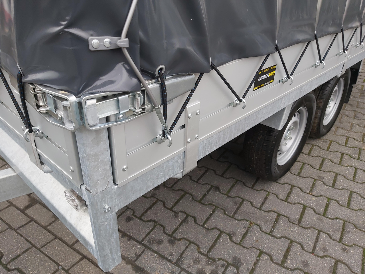 Leasing  Anssems Hochlader PSX - S 2500 325x178x30cm 180cm Hochplane grau (L) 2500kg Aktion Anssems Hochlader PSX - S 2500 325x178x30cm 180cm Hochplane grau (L) 2500kg Aktion: afbeelding 8