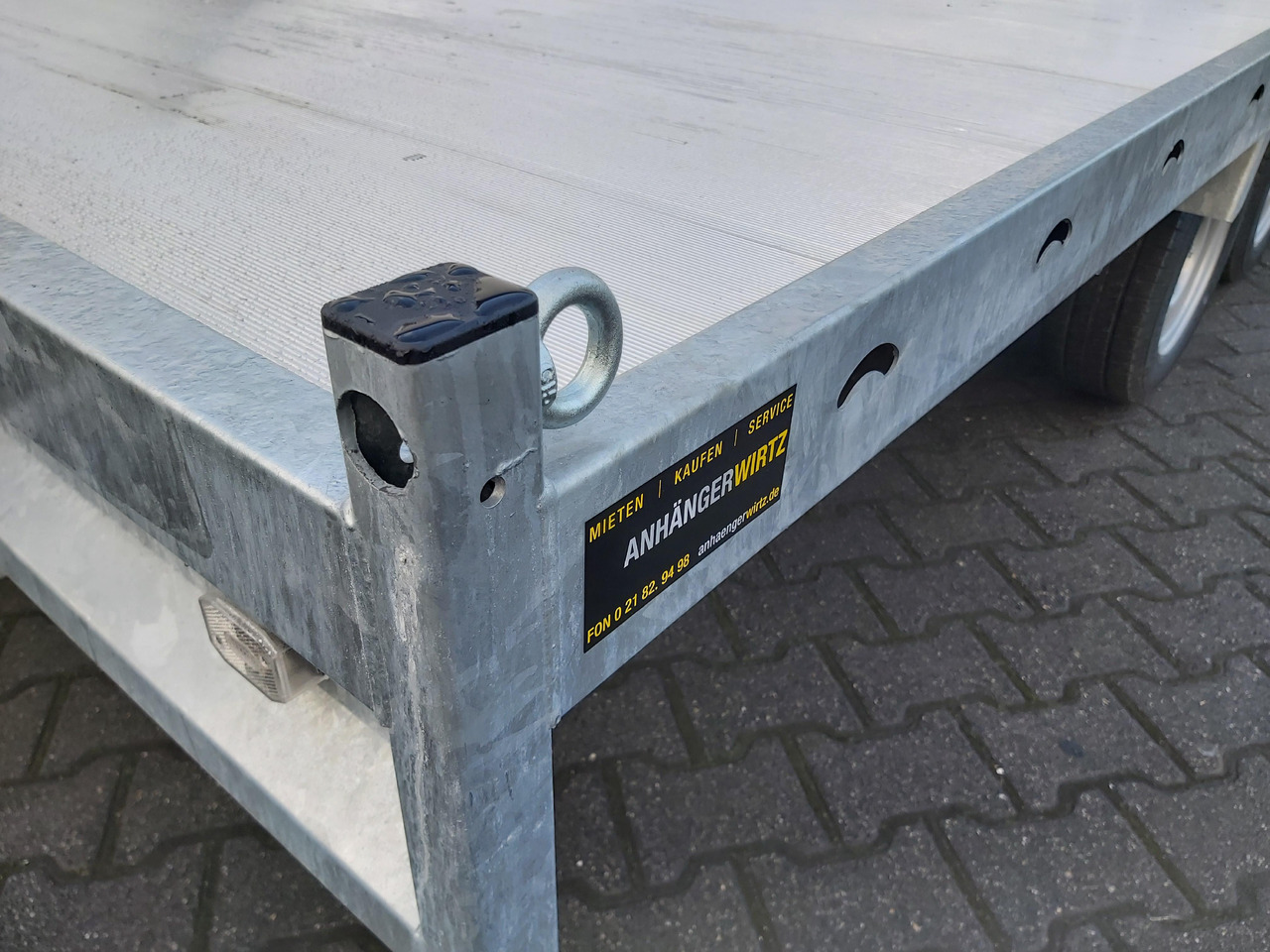Open/ Plateau aanhangwagen Anssems MSX 3000 Multitransporter 405x200cm Aluboden 3000kg Aktion bei Onlinekauf: afbeelding 9