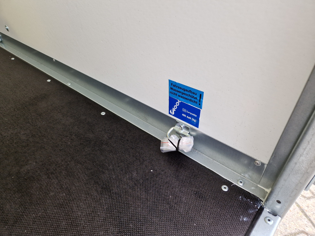 Gesloten aanhangwagen Brenderup Cargo Dynamic CD260 BD 260x150x185cm Hecktüren Wabenwände (S) 1300kg: afbeelding 18