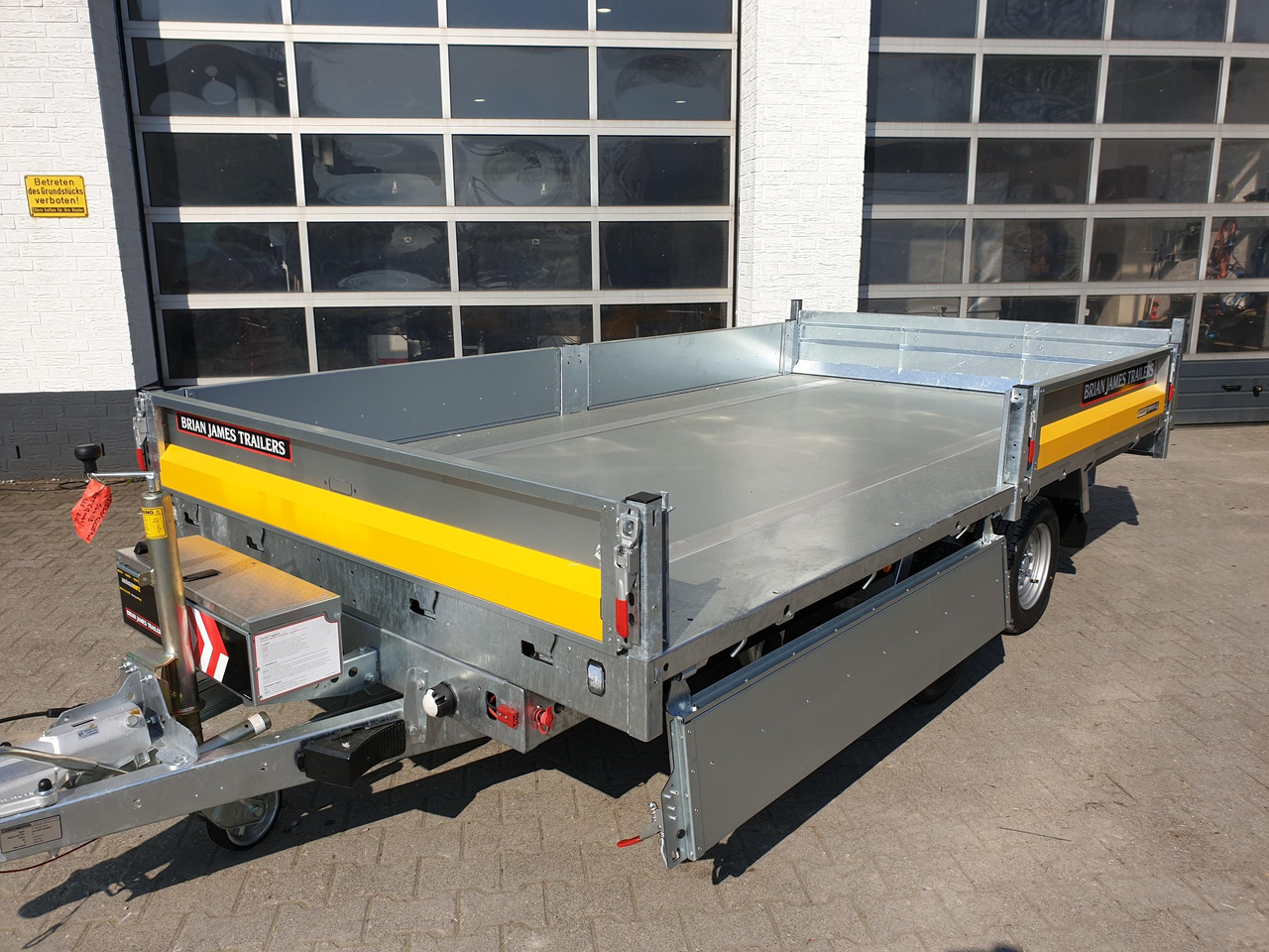 Brian James Trailer CarGO Tipper 2 elektrisch 360x195x30cm Pendelklappe Tandem niedrig 12" 3500kg os - Kipper aanhangwagen: afbeelding 5 Brian James Trailer CarGO Tipper 2 elektrisch 360x195x30cm Pendelklappe Tandem niedrig 12" 3500kg os - Kipper aanhangwagen: afbeelding 5