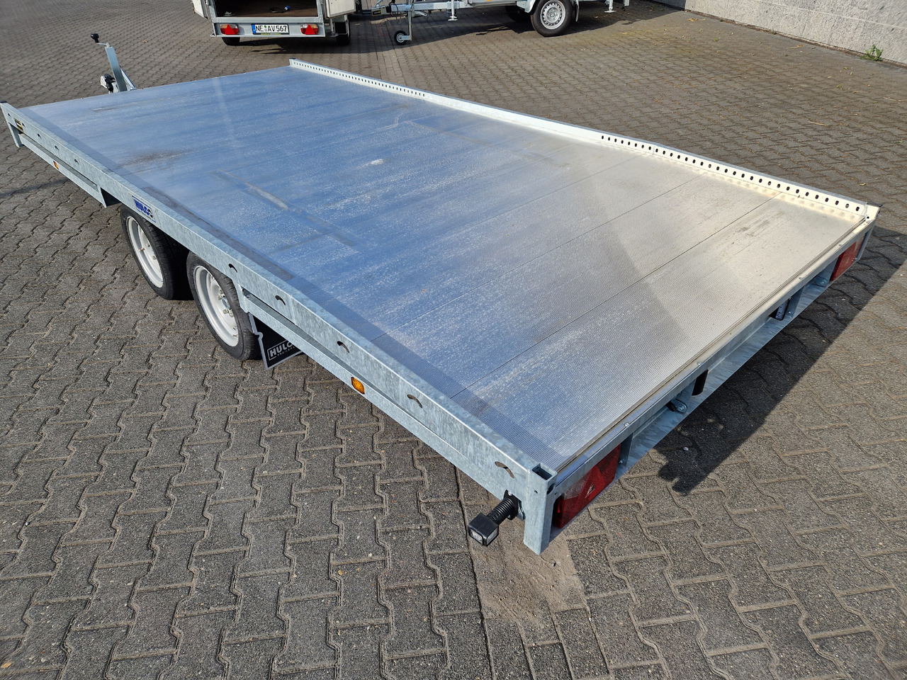 Open/ Plateau aanhangwagen CARAX-2 3000 Multitransporter 440x207cm Aluboden Auffahrrampen 3000kg Winter Aktion: afbeelding 14