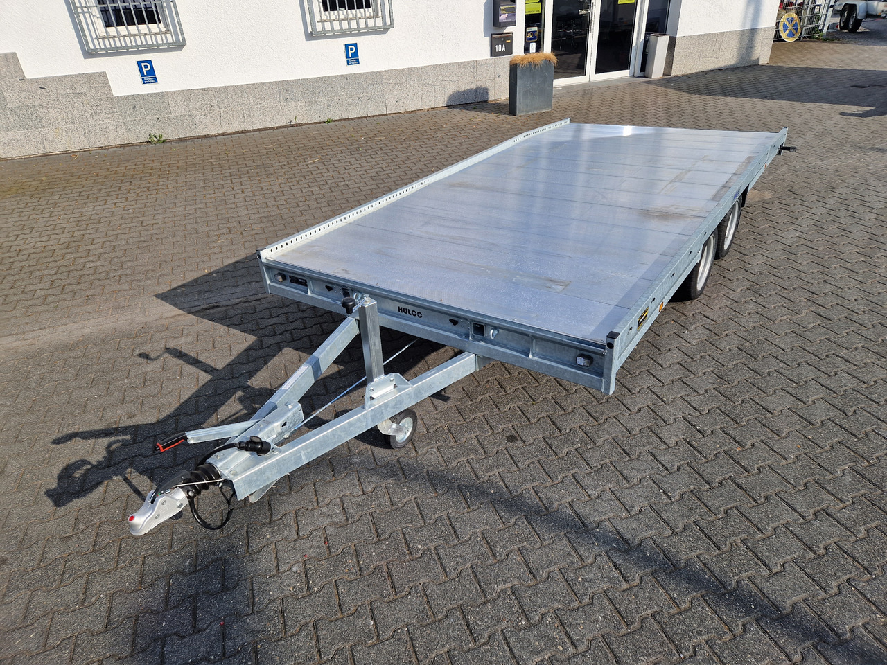 Open/ Plateau aanhangwagen CARAX-2 3000 Multitransporter 440x207cm Aluboden Auffahrrampen 3000kg Winter Aktion: afbeelding 10