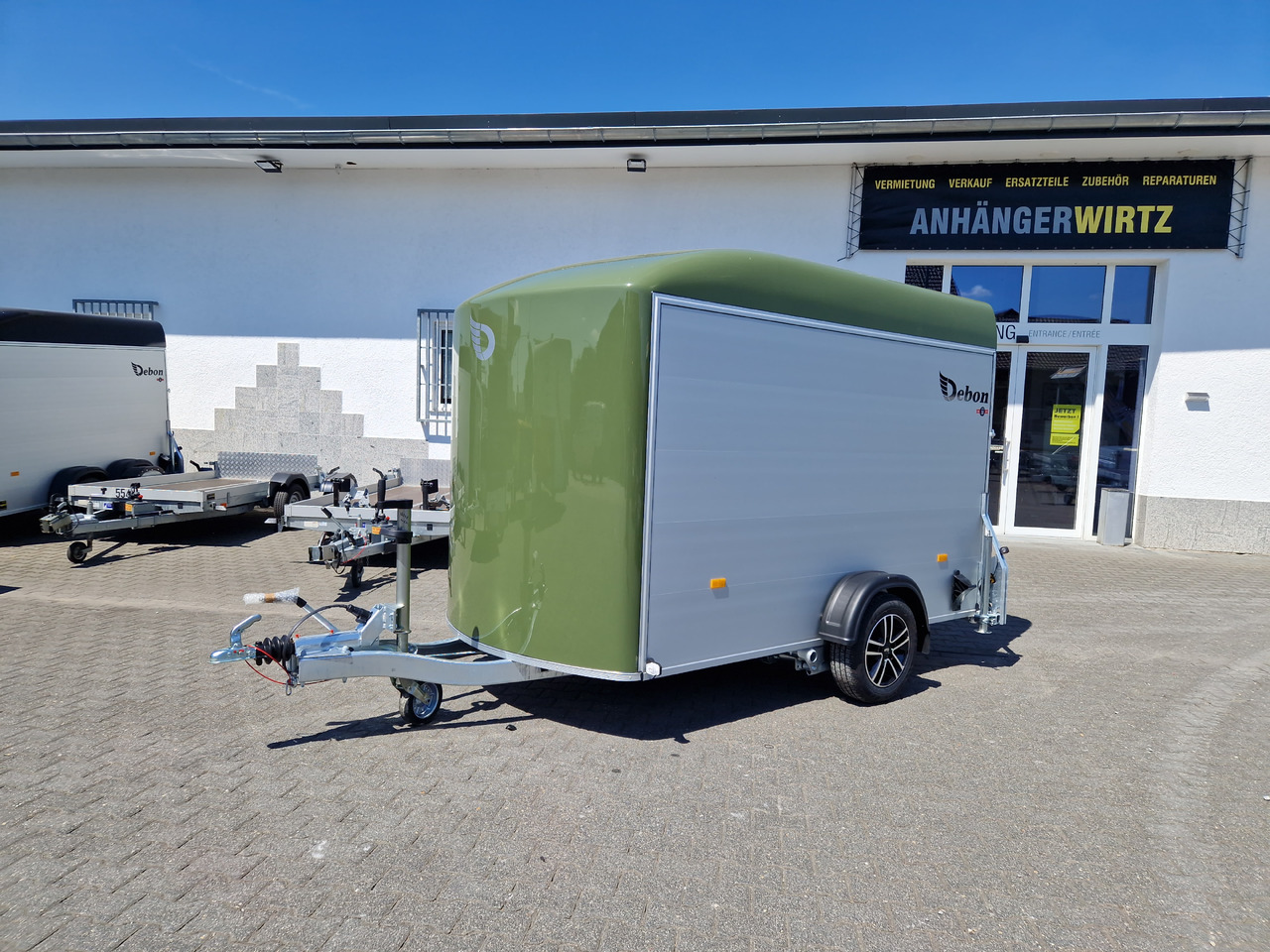 Aanhangwagen auto Cargo Roadster 400 312x164x184cm Alu Poly green Alufelgen Aluboden Pullman 1300kg 100km/H: afbeelding 21
