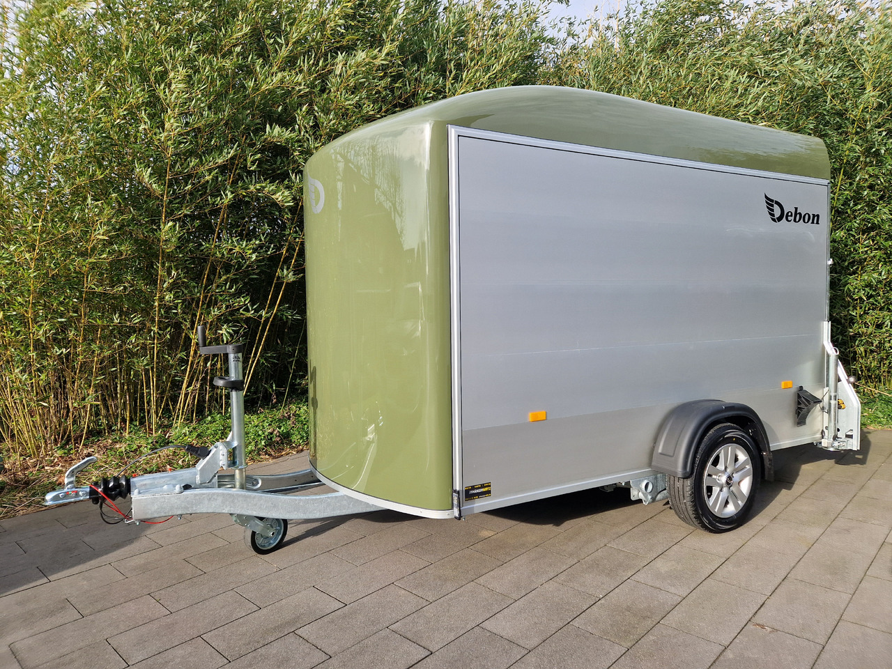 Aanhangwagen auto Cargo Roadster 400 312x164x184cm Alu Poly green Alufelgen Aluboden Pullman 1300kg 100km/H: afbeelding 6