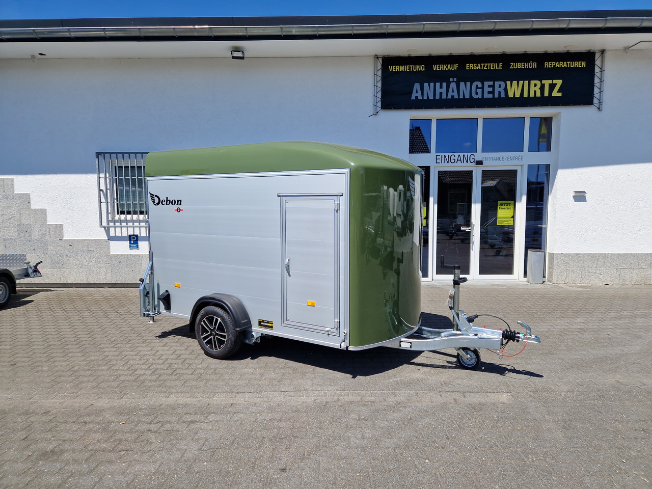 Aanhangwagen auto Cargo Roadster 400 312x164x184cm Alu Poly green Alufelgen Aluboden Pullman 1300kg 100km/H: afbeelding 11