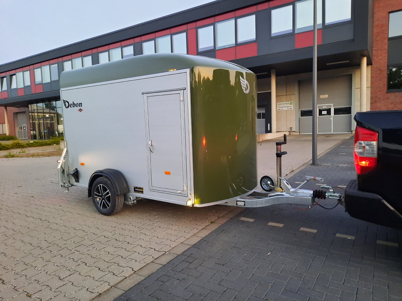 Aanhangwagen auto Cargo Roadster 400 312x164x184cm Alu Poly green Alufelgen Aluboden Pullman 1300kg 100km/H: afbeelding 16