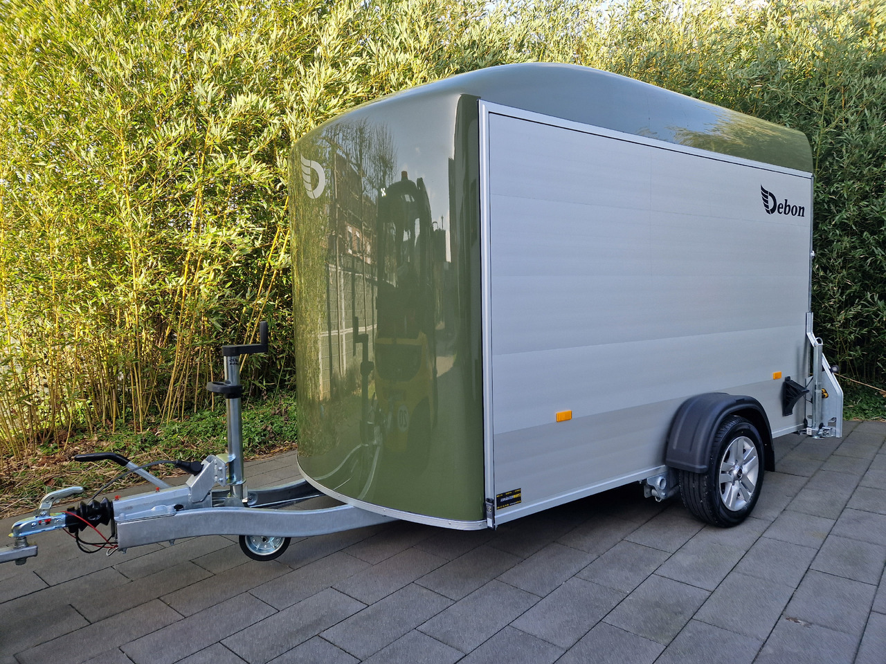 Aanhangwagen auto Cargo Roadster 400 312x164x184cm Alu Poly green Alufelgen Aluboden Pullman 1300kg 100km/H: afbeelding 7