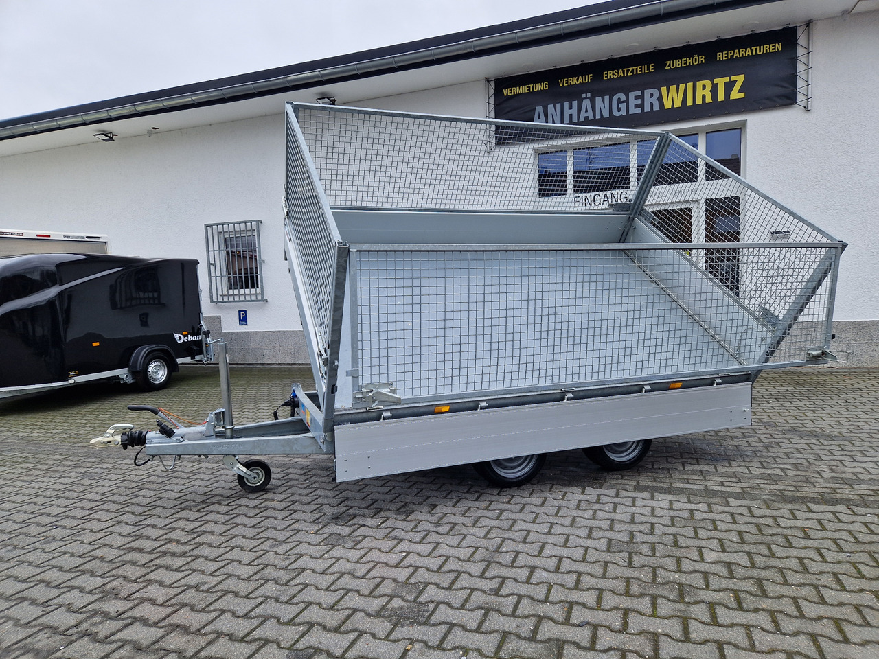 Hapert COBALT HM-2 305x180x30cm Elektro & Laubgitter 2700kg - Kipper aanhangwagen: afbeelding 1 Hapert COBALT HM-2 305x180x30cm Elektro & Laubgitter 2700kg - Kipper aanhangwagen: afbeelding 1