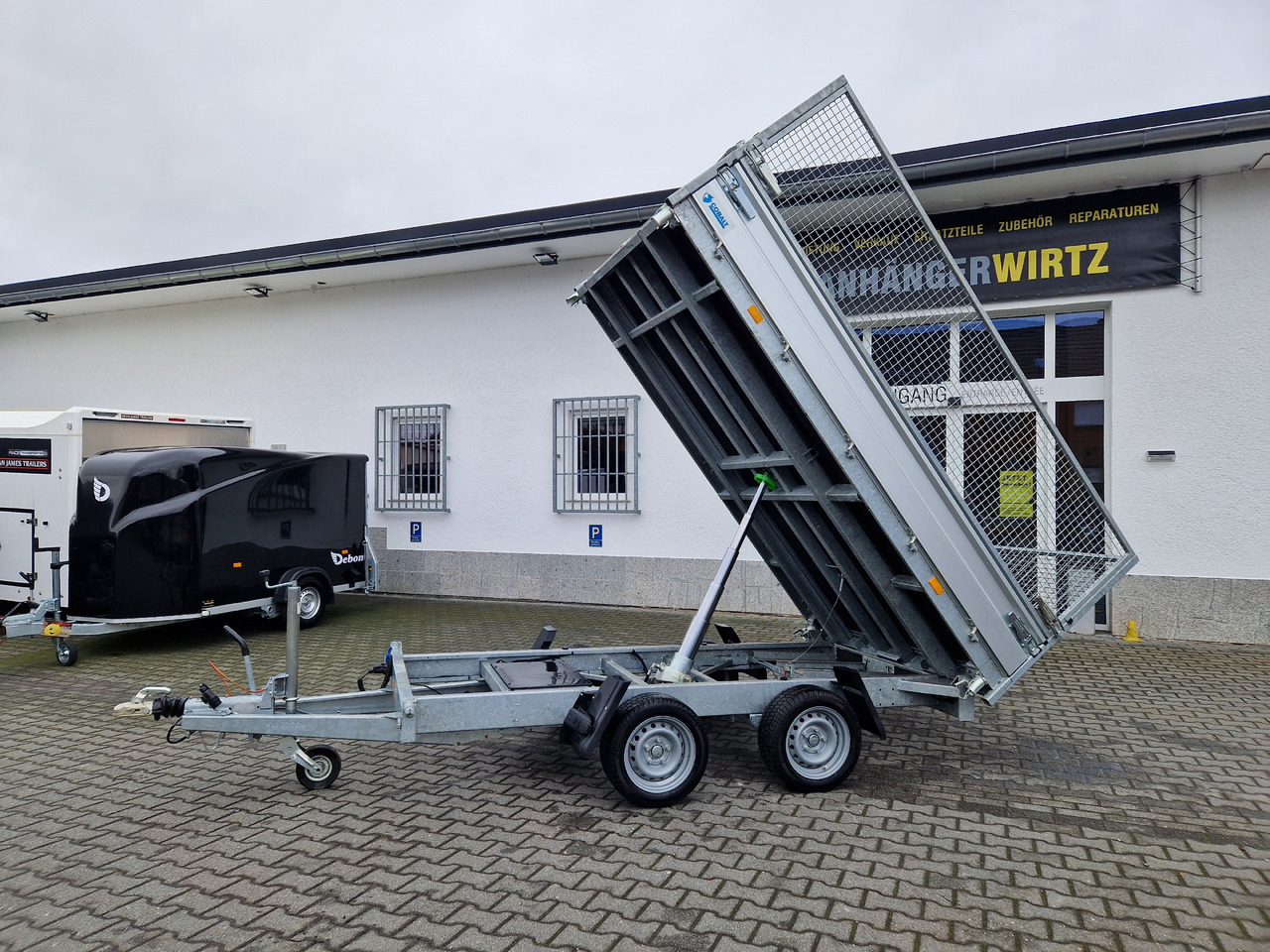 Hapert COBALT HM-2 305x180x30cm Elektro & Laubgitter 2700kg - Kipper aanhangwagen: afbeelding 2 Hapert COBALT HM-2 305x180x30cm Elektro & Laubgitter 2700kg - Kipper aanhangwagen: afbeelding 2