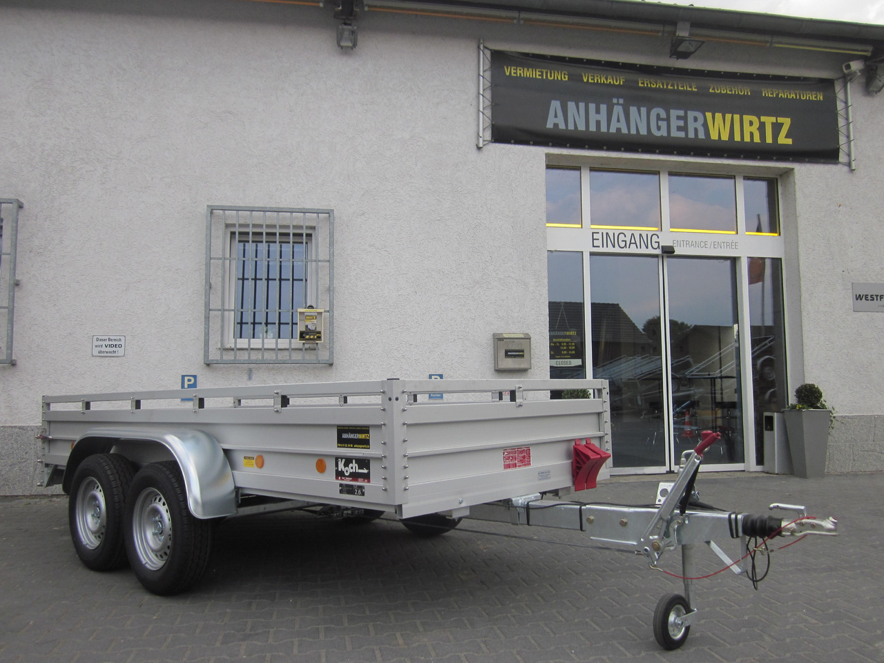 PKW Anhänger Koch Aluline 350x150x44cm (L) 2600kg - Aanhangwagen auto: afbeelding 2 PKW Anhänger Koch Aluline 350x150x44cm (L) 2600kg - Aanhangwagen auto: afbeelding 2