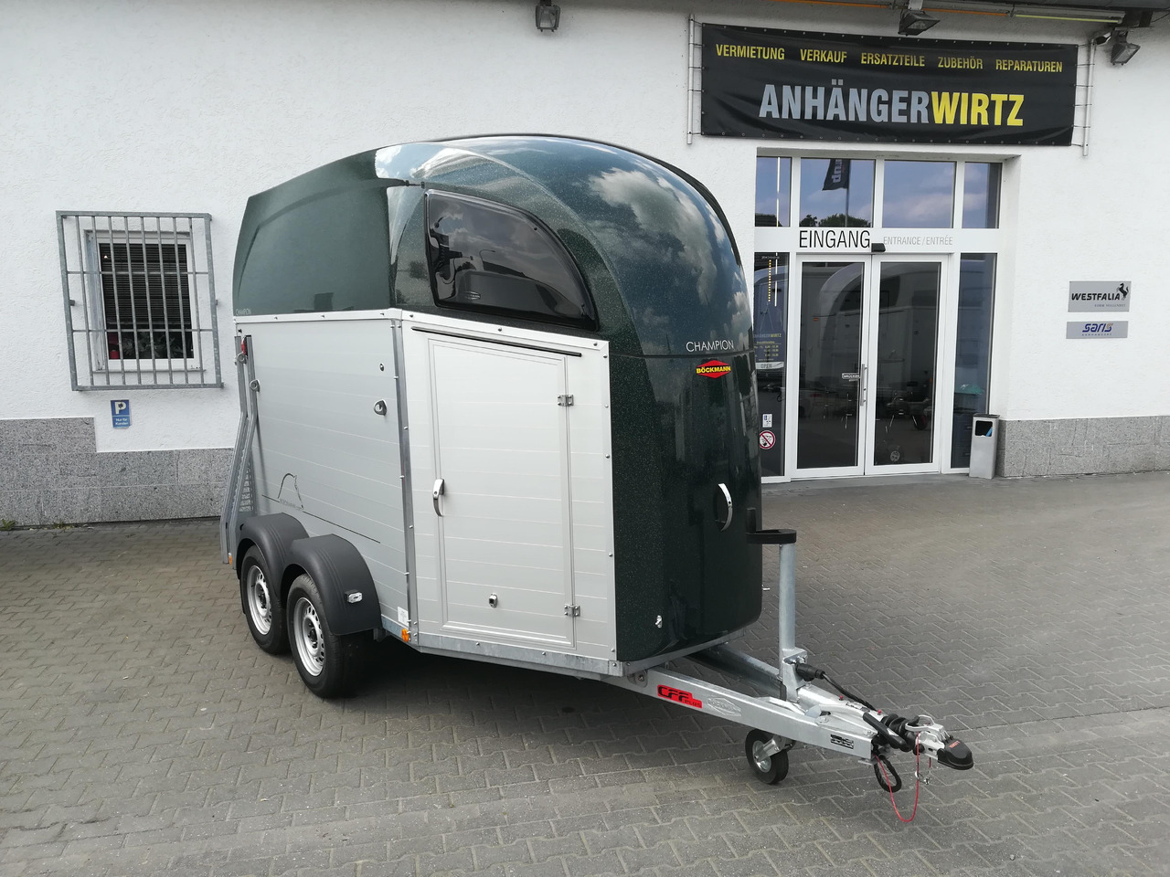 Paardentrailer Pferdeanhänger Böckmann Champion R Sattelkammer greenline 2400kg CFF+ 100 km/H order Aktion 2025: afbeelding 10