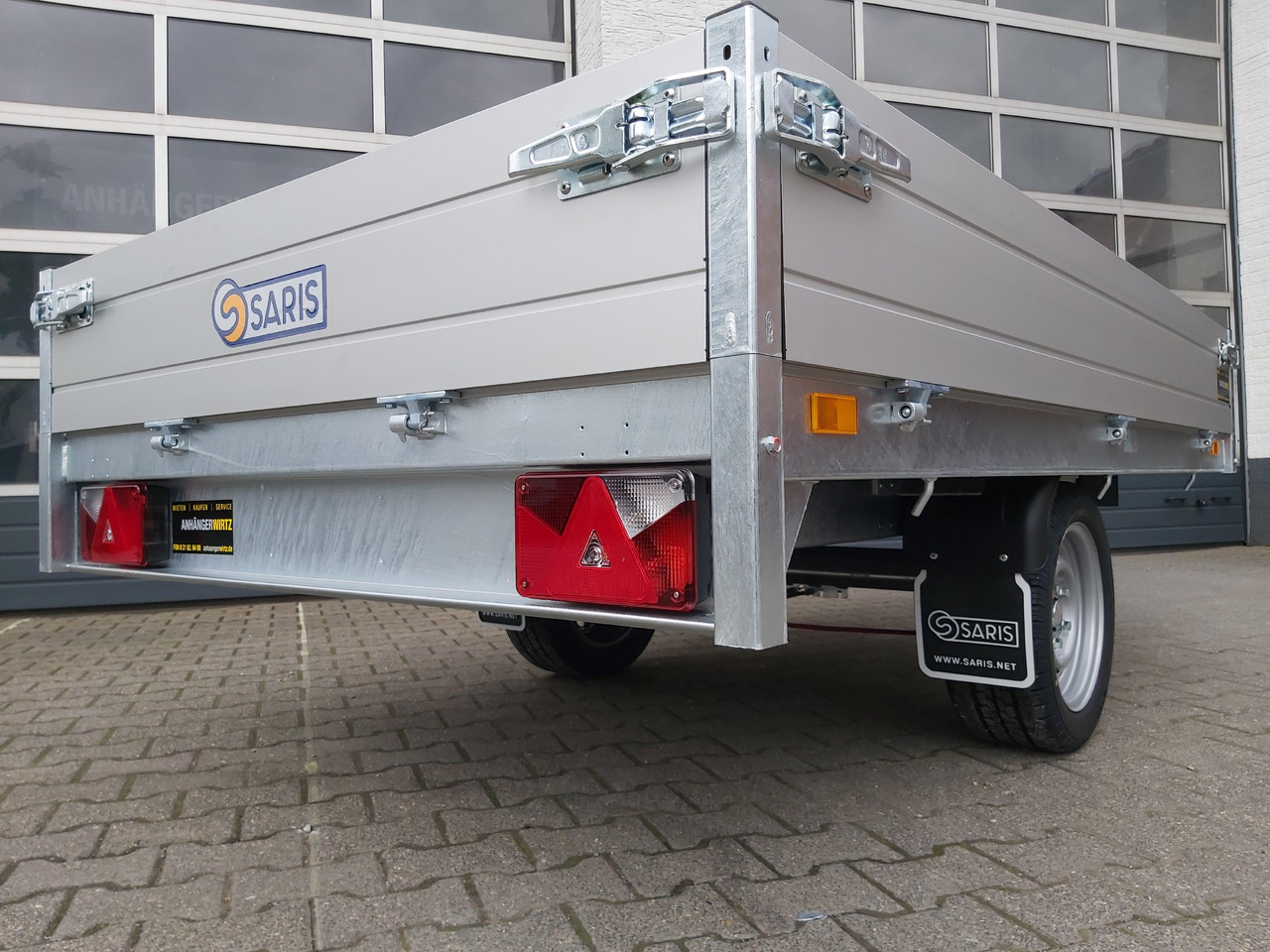 Aanhangwagen auto Saris PL 256 150 1500 1 256x150x30cm 13" 1500kg Modell 2024: afbeelding 6