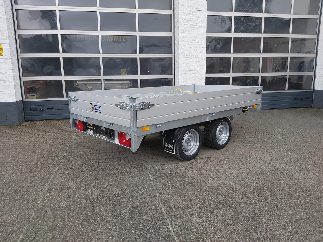 Open/ Plateau aanhangwagen Saris PL 276 150 2000 2 276x150x30cm 13" (S) 2000kg Online Aktion: afbeelding 9