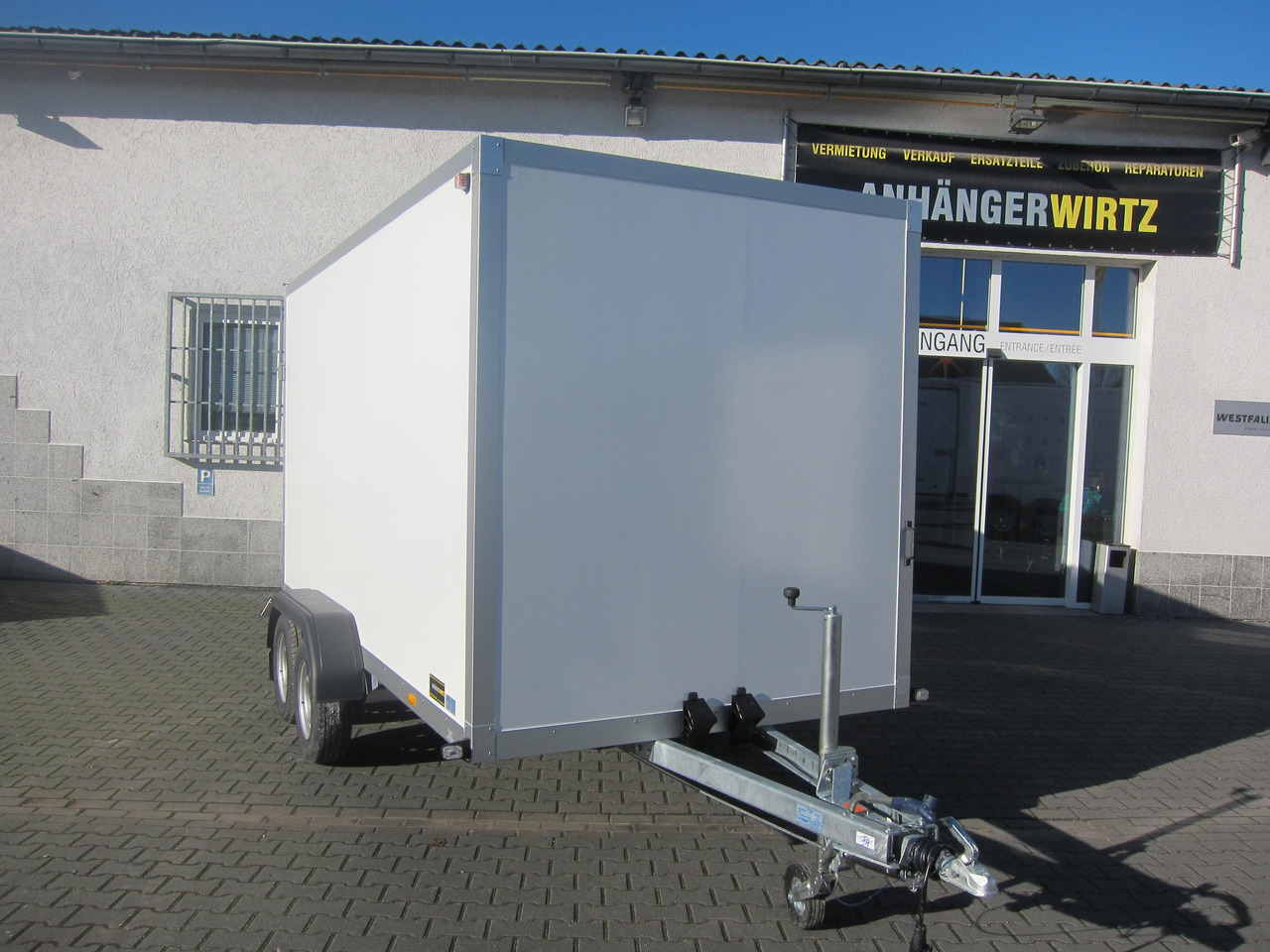 WM Meyer Koffer AZ 2740/185 S35 + Heckrampe 401x185x205cm (XL) 2700kg Januar Aktion Modell 2024 - Gesloten aanhangwagen: afbeelding 3 WM Meyer Koffer AZ 2740/185 S35 + Heckrampe 401x185x205cm (XL) 2700kg Januar Aktion Modell 2024 - Gesloten aanhangwagen: afbeelding 3