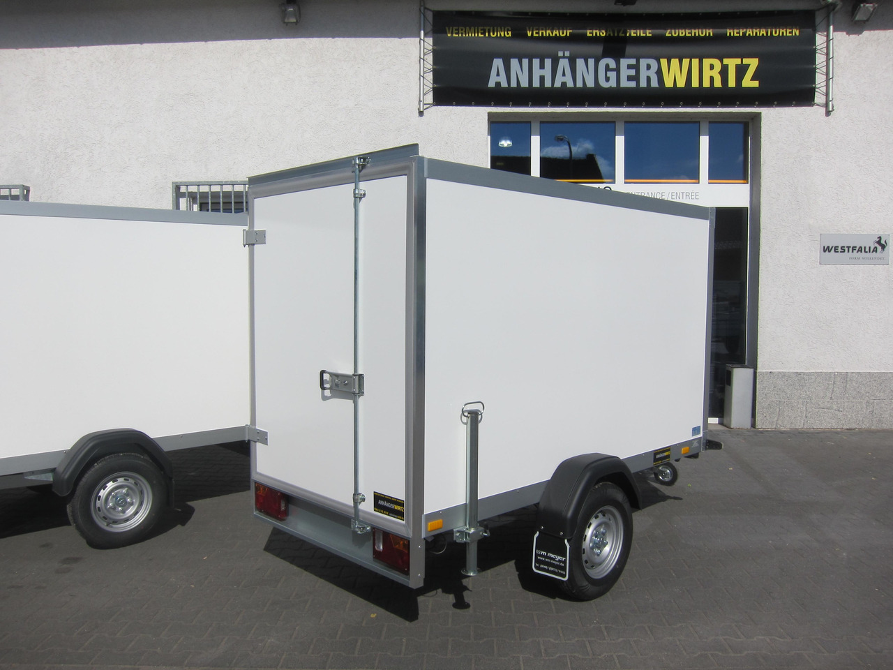 WM Meyer Koffer AZ 7525/126 150 S30 251x126x150cm (S) 750kg online Aktion Modell 2024 - Gesloten aanhangwagen: afbeelding 5 WM Meyer Koffer AZ 7525/126 150 S30 251x126x150cm (S) 750kg online Aktion Modell 2024 - Gesloten aanhangwagen: afbeelding 5