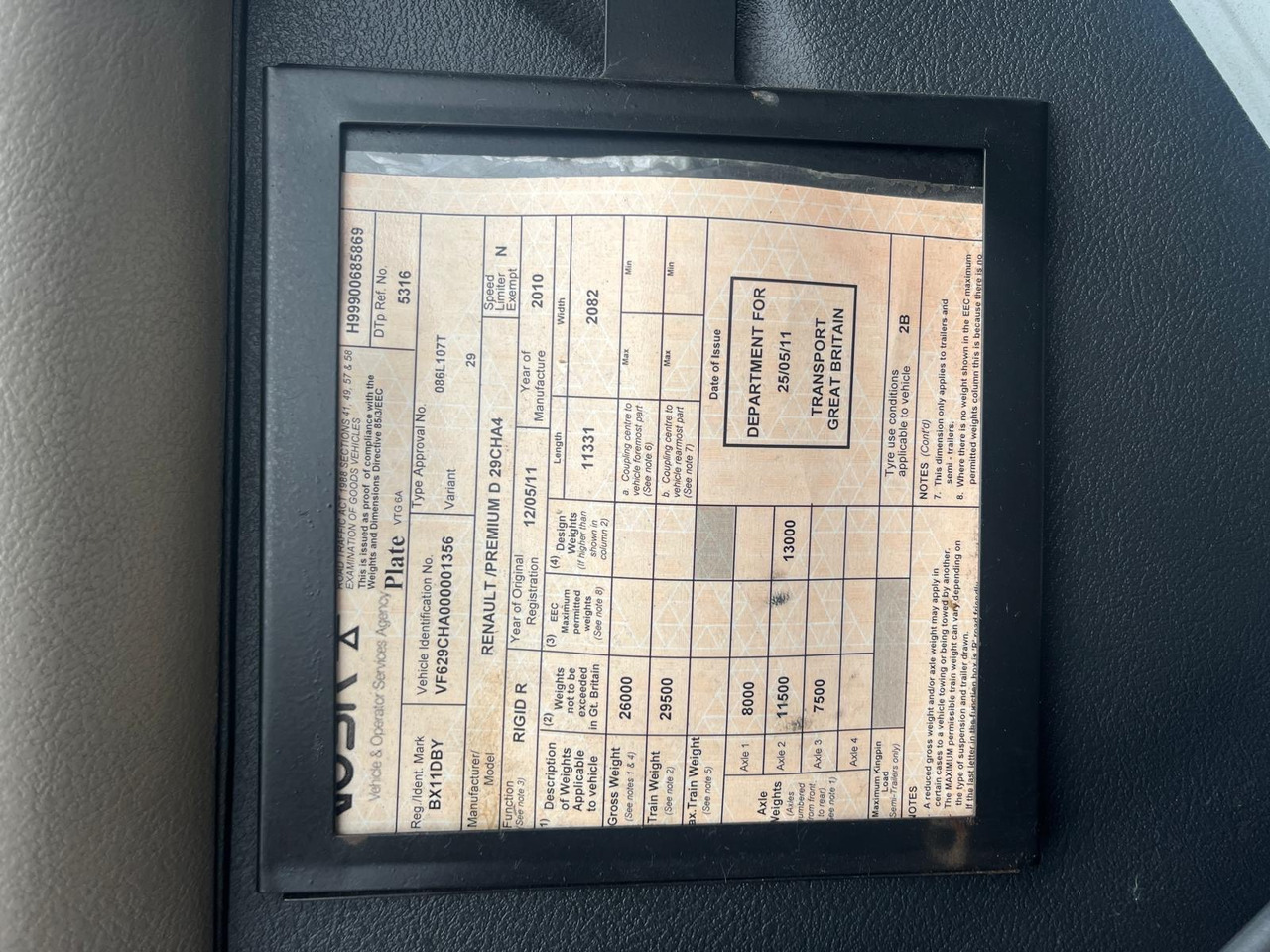 Schuifzeilen vrachtwagen Renault Premium: afbeelding 6 Schuifzeilen vrachtwagen Renault Premium: afbeelding 6