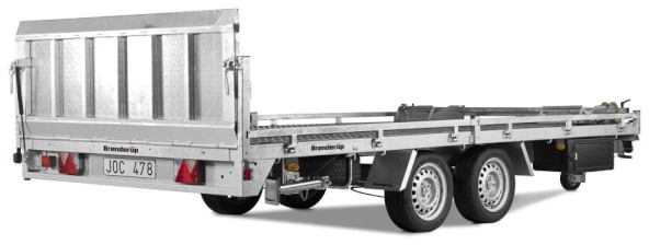 Brenderup 6520 Alu, 65203500, Hochlader kippbar 3,5 t. 5080x2050x100mm - Aanhangwagen auto: afbeelding 1 Brenderup 6520 Alu, 65203500, Hochlader kippbar 3,5 t. 5080x2050x100mm - Aanhangwagen auto: afbeelding 1
