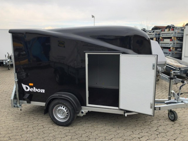 Cheval Liberte Debon Cargo 2 Poly + Türe schwarz 1300 kg, 100 km/h, 300x155x168cm - Gesloten aanhangwagen: afbeelding 3 Cheval Liberte Debon Cargo 2 Poly + Türe schwarz 1300 kg, 100 km/h, 300x155x168cm - Gesloten aanhangwagen: afbeelding 3