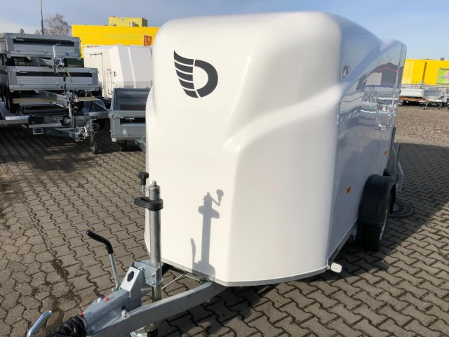 Cheval Liberte Debon Cargo 2 Poly + Türe weiß 1300 kg, 100 km/h, 300x155x168cm - Gesloten aanhangwagen: afbeelding 2 Cheval Liberte Debon Cargo 2 Poly + Türe weiß 1300 kg, 100 km/h, 300x155x168cm - Gesloten aanhangwagen: afbeelding 2