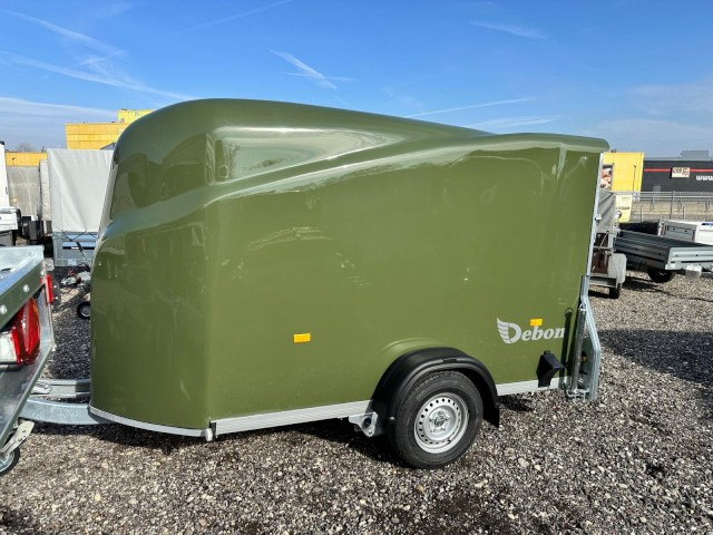 Cheval Liberte Debon Fourgon Cargo 2 Poly + Türe dunkelgrau 1300 kg, 100 km/h, 300x155x168cm - Gesloten aanhangwagen: afbeelding 1 Cheval Liberte Debon Fourgon Cargo 2 Poly + Türe dunkelgrau 1300 kg, 100 km/h, 300x155x168cm - Gesloten aanhangwagen: afbeelding 1