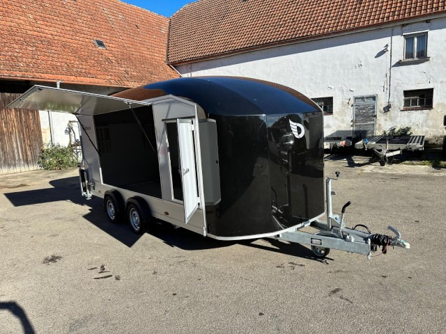 Cheval Liberte Debon Roadster 1000 Sandwich 3500 kg, 100 km/h, 495x200x202cm - Gesloten aanhangwagen: afbeelding 2 Cheval Liberte Debon Roadster 1000 Sandwich 3500 kg, 100 km/h, 495x200x202cm - Gesloten aanhangwagen: afbeelding 2