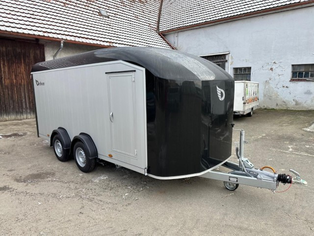 Cheval Liberte Debon Roadster 900 Alu + Türe 3500 kg, 100 km/h, 495x202x202cm - Gesloten aanhangwagen: afbeelding 1 Cheval Liberte Debon Roadster 900 Alu + Türe 3500 kg, 100 km/h, 495x202x202cm - Gesloten aanhangwagen: afbeelding 1