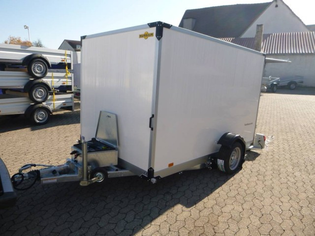 Humbaur Koffer Absenkanhänger mit E-Pumpe HKT 183117-18P, 100 km/h 1,8 t. 3100 x 1765 x 1800 mm - Gesloten aanhangwagen: afbeelding 4 Humbaur Koffer Absenkanhänger mit E-Pumpe HKT 183117-18P, 100 km/h 1,8 t. 3100 x 1765 x 1800 mm - Gesloten aanhangwagen: afbeelding 4
