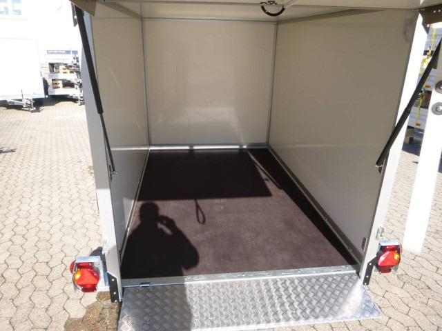 Humbaur Koffer Absenkanhänger mit E-Pumpe HKT 183117-18P, 100 km/h 1,8 t. 3100 x 1765 x 1800 mm - Gesloten aanhangwagen: afbeelding 3 Humbaur Koffer Absenkanhänger mit E-Pumpe HKT 183117-18P, 100 km/h 1,8 t. 3100 x 1765 x 1800 mm - Gesloten aanhangwagen: afbeelding 3