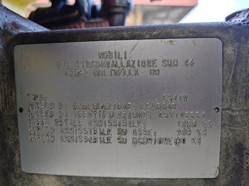 Nobili Ventis 502-1001 T OTF - Getrokken veldspuit: afbeelding 5 Nobili Ventis 502-1001 T OTF - Getrokken veldspuit: afbeelding 5