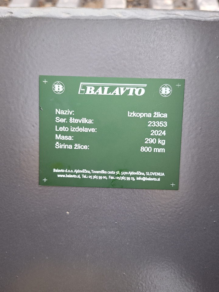 BALAVTO Digging bucket 800 mm For (Category) - Graafbak: afbeelding 5 BALAVTO Digging bucket 800 mm For (Category) - Graafbak: afbeelding 5