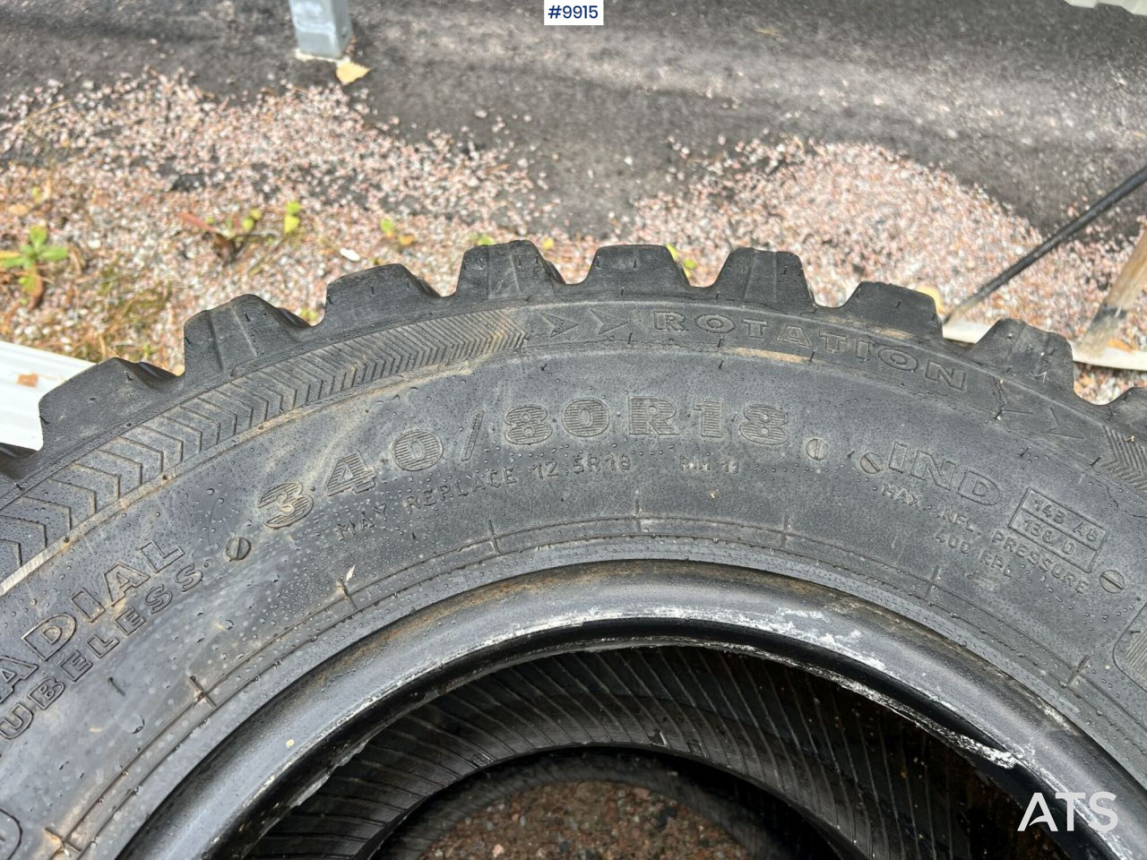 2 st NOKIAN 340/80R18 däck - Band voor Bouwmachine: afbeelding 3 2 st NOKIAN 340/80R18 däck - Band voor Bouwmachine: afbeelding 3