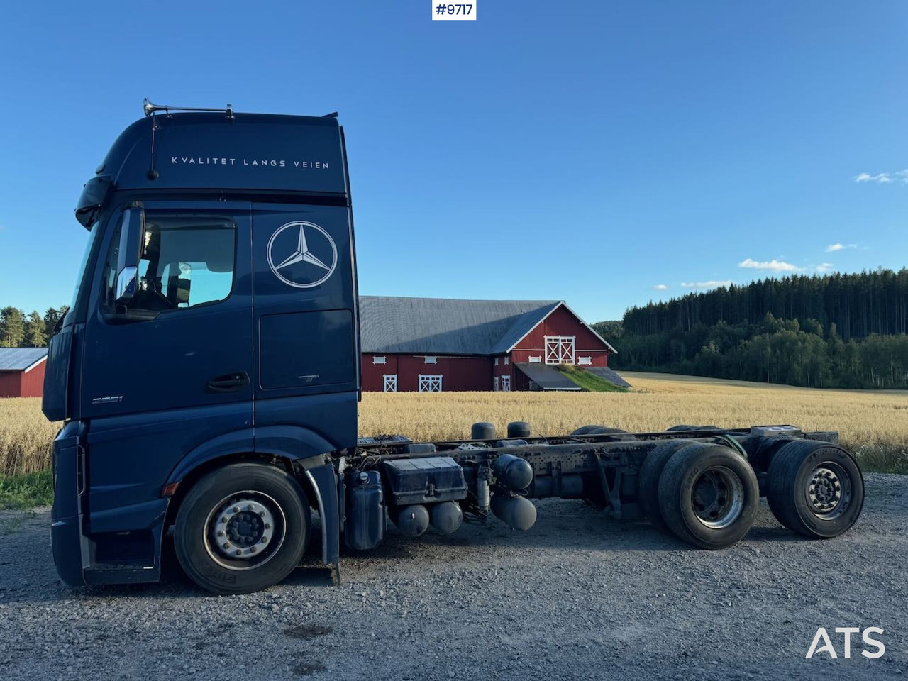 2014 Mercedes Actros 2551 Chassis. Rep object. - Chassis vrachtwagen: afbeelding 2 2014 Mercedes Actros 2551 Chassis. Rep object. - Chassis vrachtwagen: afbeelding 2