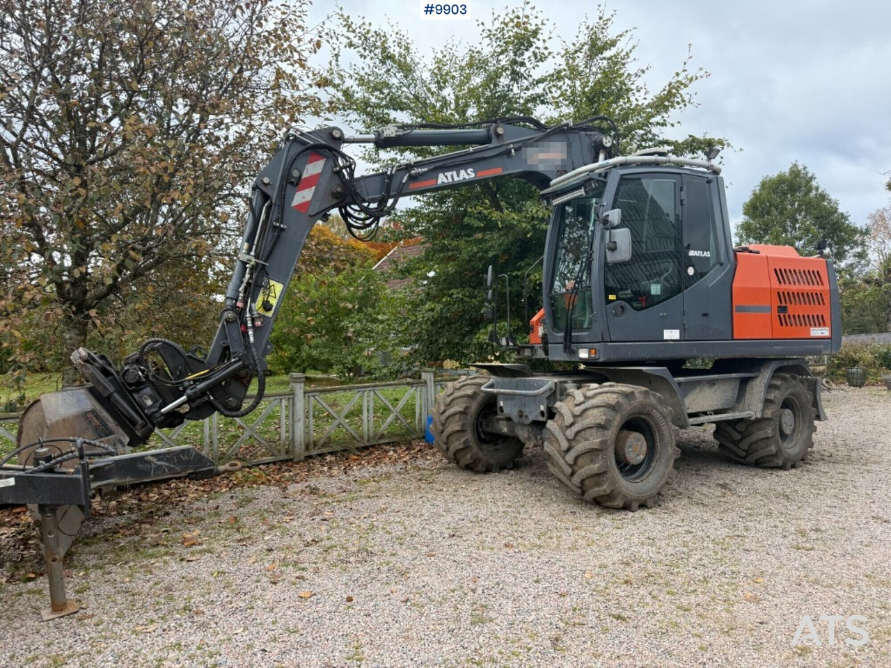 Atlas 160 wheel excavator with tiltrotator and attachments - Mobiele graafmachine: afbeelding 1 Atlas 160 wheel excavator with tiltrotator and attachments - Mobiele graafmachine: afbeelding 1