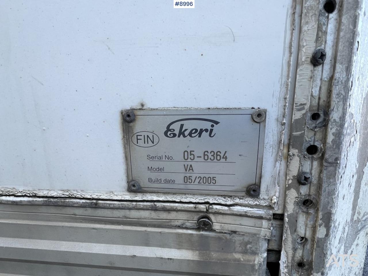 Gesloten aanhangwagen Box trailer EKERI L/L-4: afbeelding 8 Gesloten aanhangwagen Box trailer EKERI L/L-4: afbeelding 8