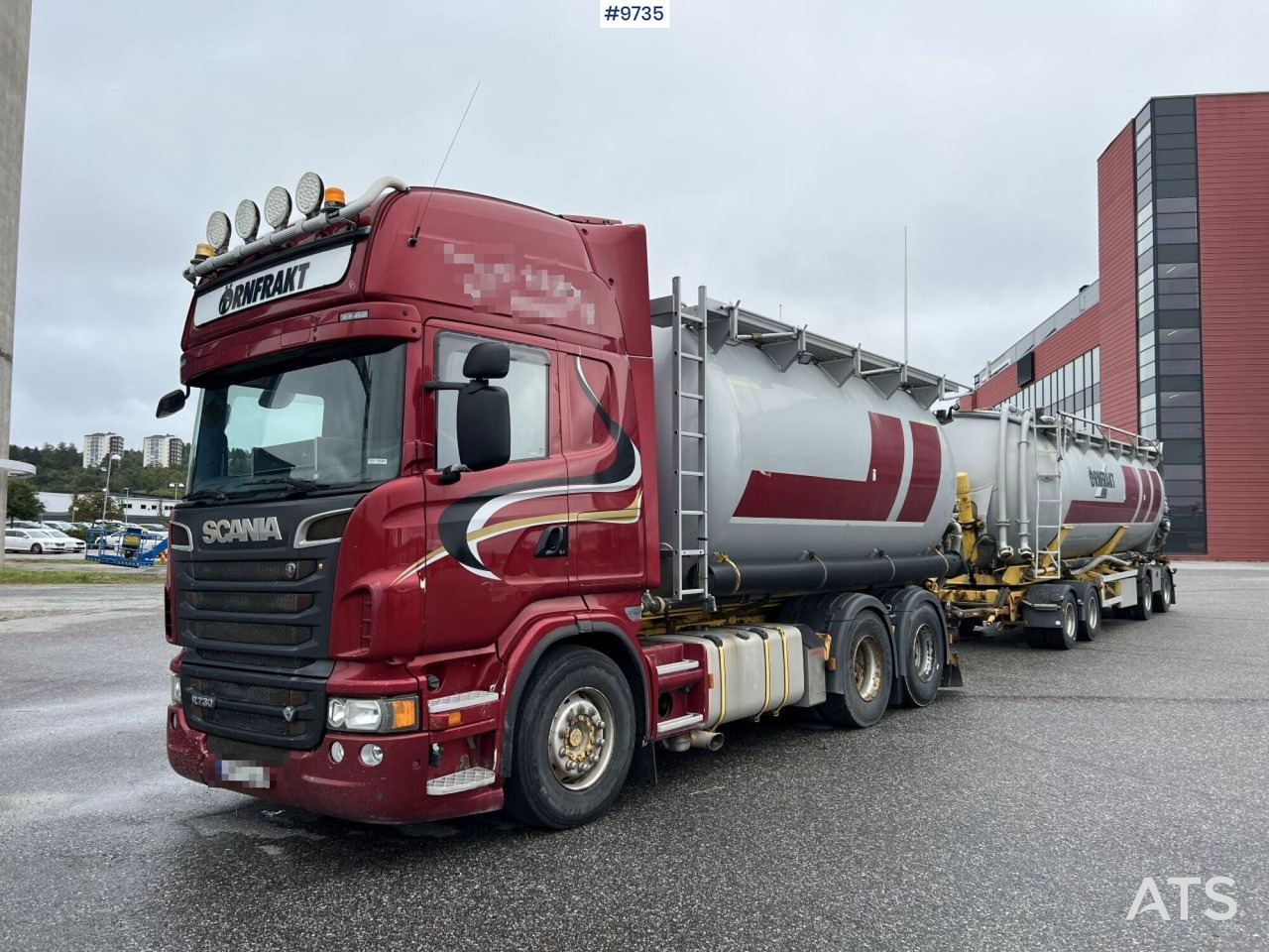 Bulk transport vehicle, Scania R730 with SITE AL-41-TPIK-4AK trailer - Tankwagen: afbeelding 2 Bulk transport vehicle, Scania R730 with SITE AL-41-TPIK-4AK trailer - Tankwagen: afbeelding 2