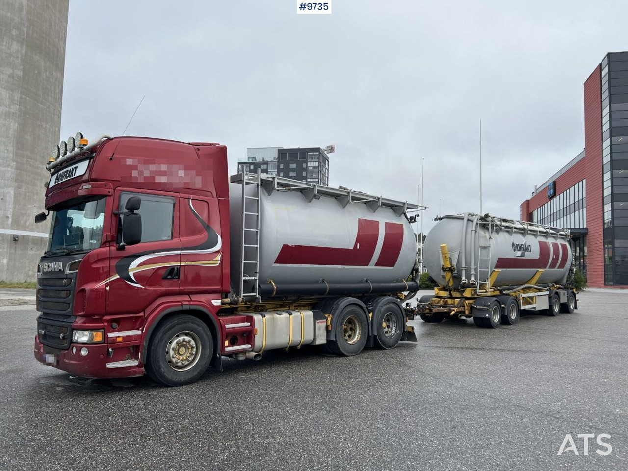 Bulk transport vehicle, Scania R730 with SITE AL-41-TPIK-4AK trailer - Tankwagen: afbeelding 1 Bulk transport vehicle, Scania R730 with SITE AL-41-TPIK-4AK trailer - Tankwagen: afbeelding 1