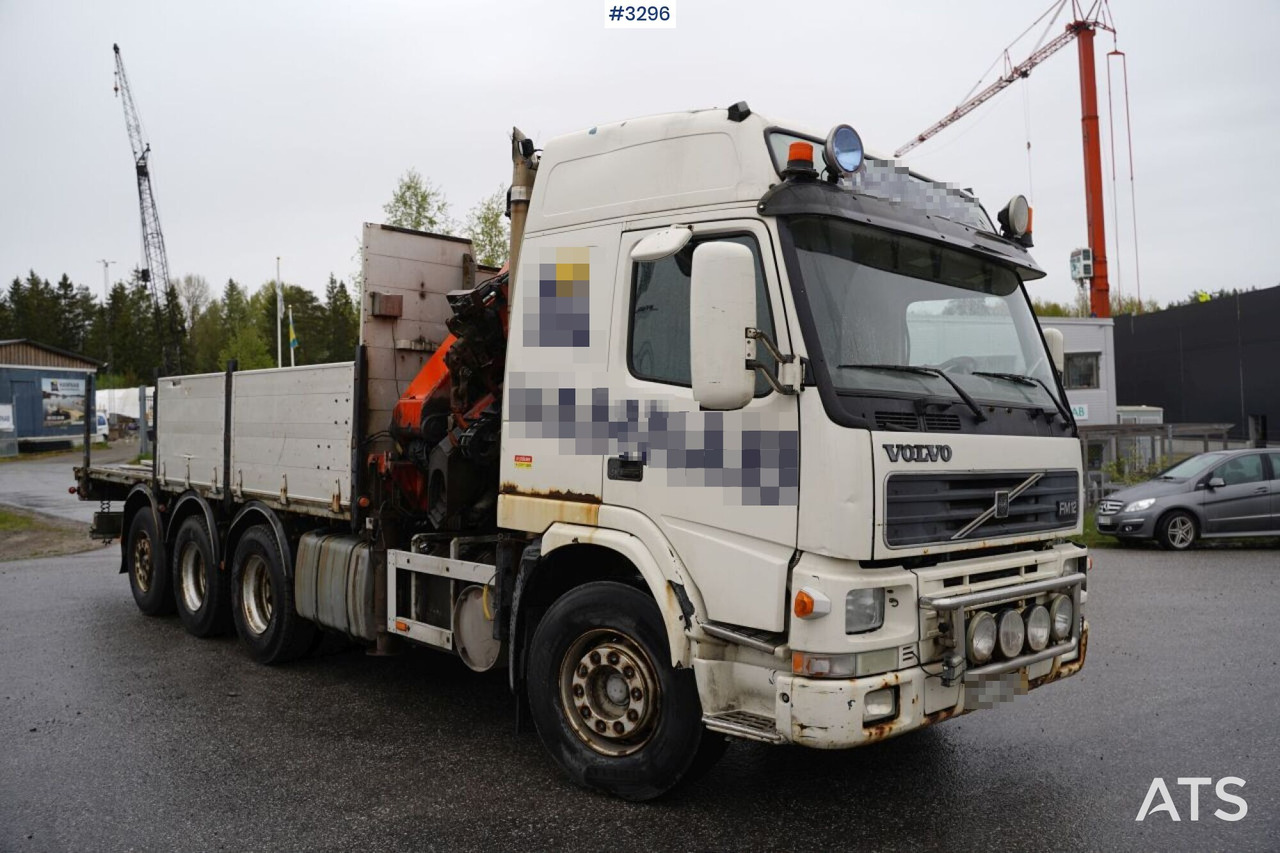 Crane Truck Volvo FM12-39 8X4*4 (SEE VIDEO) - Kraanwagen, Vrachtwagen met open laadbak: afbeelding 2 Crane Truck Volvo FM12-39 8X4*4 (SEE VIDEO) - Kraanwagen, Vrachtwagen met open laadbak: afbeelding 2