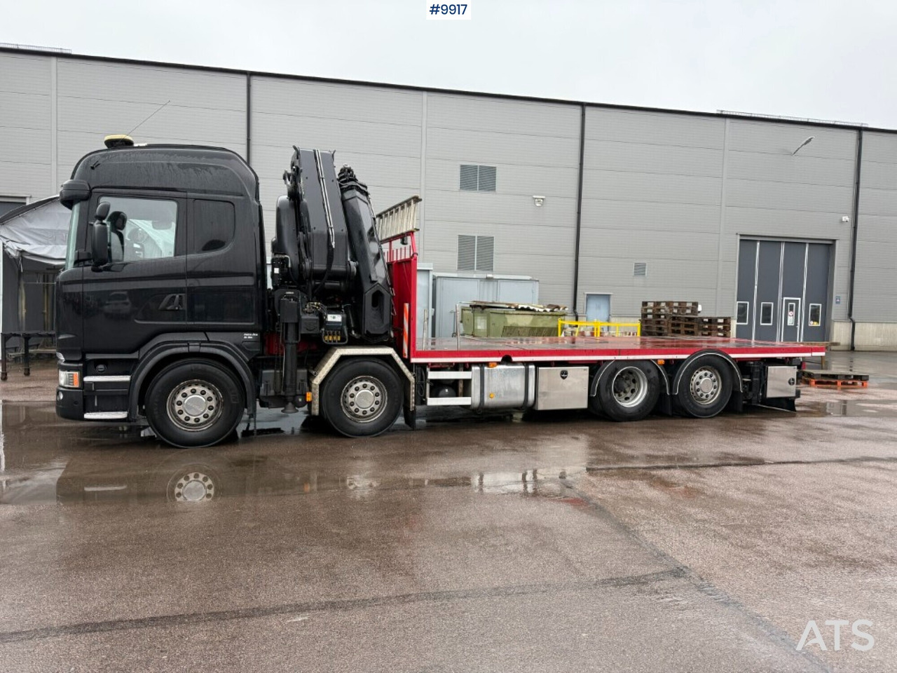 Crane truck/Flatbed truck Scania R520 8X2*6 HIAB XS 855E-8 HIPRO - Vrachtwagen met open laadbak, Kraanwagen: afbeelding 2 Crane truck/Flatbed truck Scania R520 8X2*6 HIAB XS 855E-8 HIPRO - Vrachtwagen met open laadbak, Kraanwagen: afbeelding 2