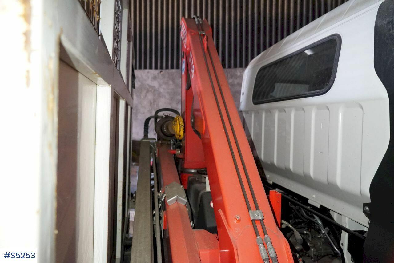 Crane truck with flat Mitsubishi Canter 7C15 - Kraanwagen: afbeelding 5 Crane truck with flat Mitsubishi Canter 7C15 - Kraanwagen: afbeelding 5