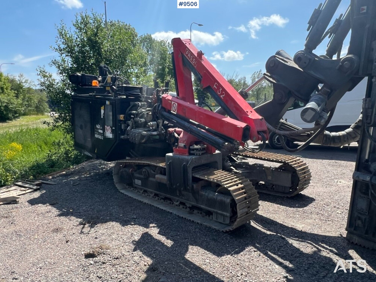 Drill rig Hütte with Fassi F32 crane - Boormachine: afbeelding 3 Drill rig Hütte with Fassi F32 crane - Boormachine: afbeelding 3
