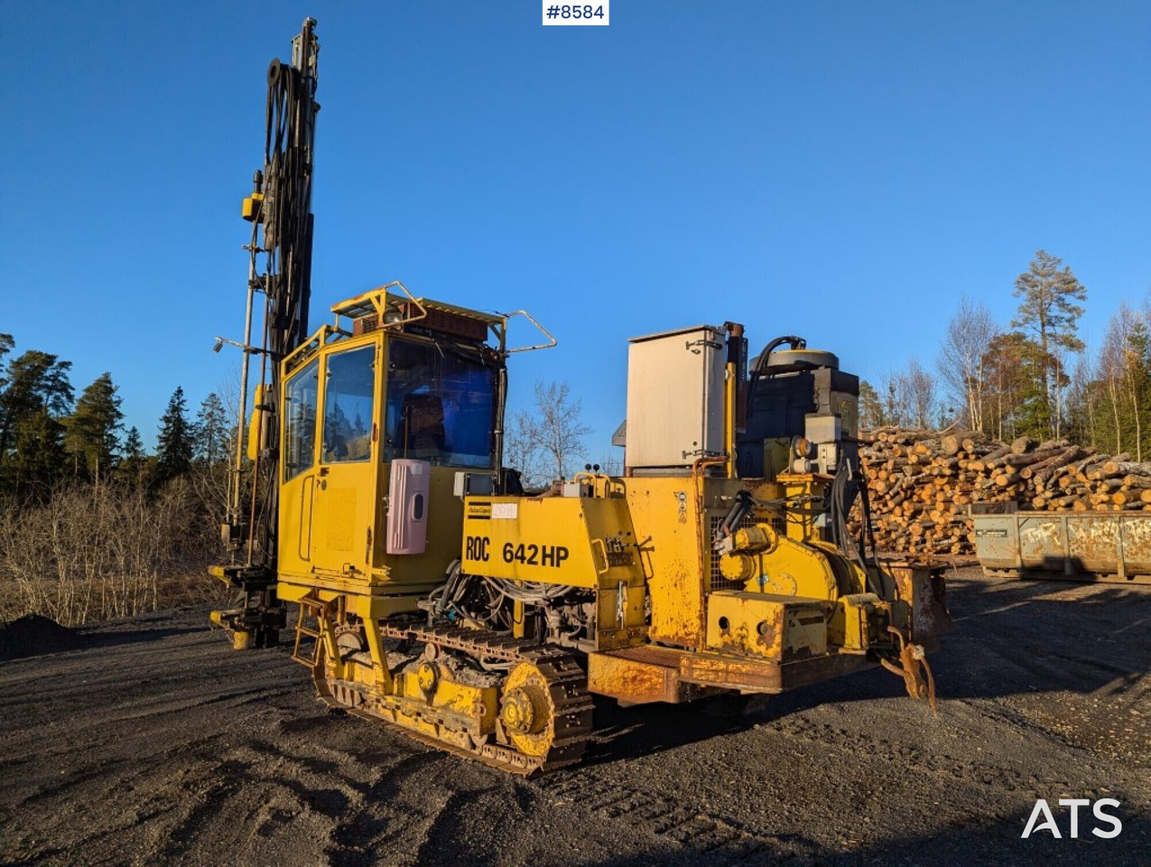 Drill rigg Atlas Copco ROC 642 HP with cab (SEE VIDEO) - Boormachine: afbeelding 1 Drill rigg Atlas Copco ROC 642 HP with cab (SEE VIDEO) - Boormachine: afbeelding 1