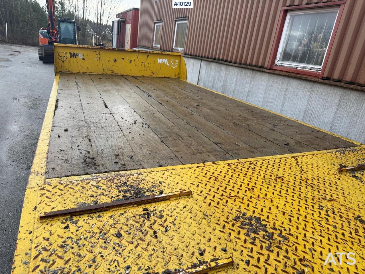 Dieplader aanhangwagen Machine trailer JPM: afbeelding 9