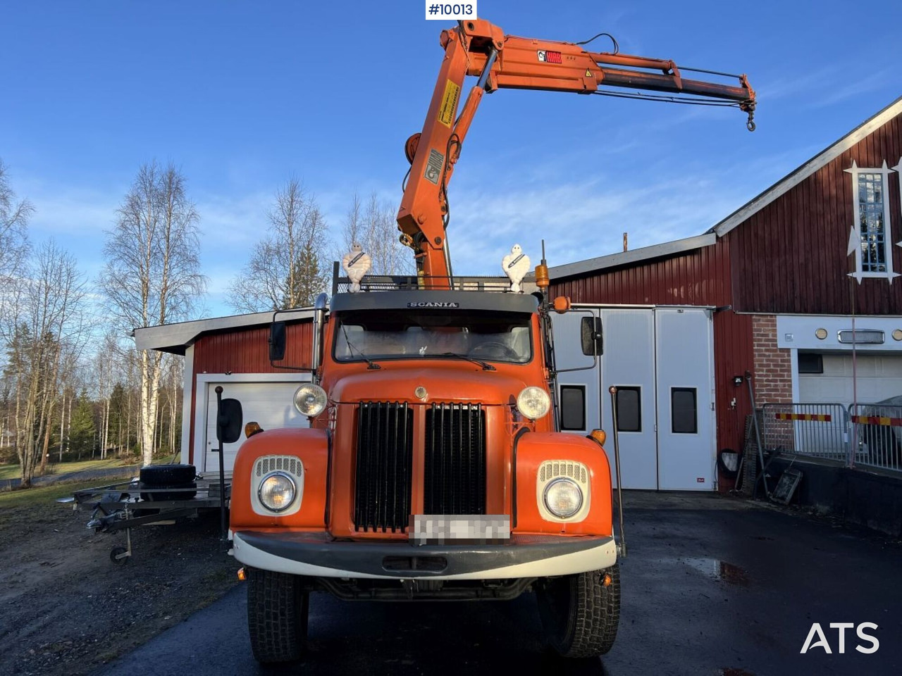 SCANIA L86 S46 Crane truck/tipper truck with attachments - Kipper vrachtwagen, Kraanwagen: afbeelding 2 SCANIA L86 S46 Crane truck/tipper truck with attachments - Kipper vrachtwagen, Kraanwagen: afbeelding 2