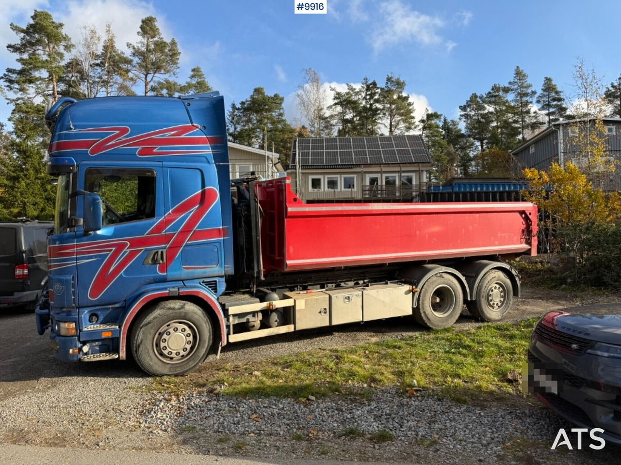 Scania R164 580 6X2 truck with flatbed - Vrachtwagen met open laadbak: afbeelding 3 Scania R164 580 6X2 truck with flatbed - Vrachtwagen met open laadbak: afbeelding 3
