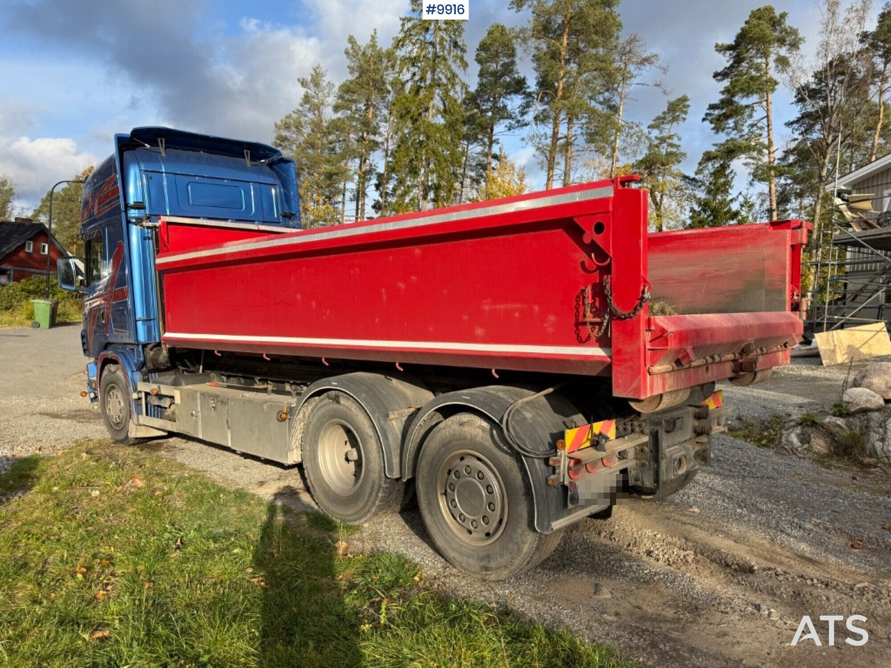 Scania R164 580 6X2 truck with flatbed - Vrachtwagen met open laadbak: afbeelding 4 Scania R164 580 6X2 truck with flatbed - Vrachtwagen met open laadbak: afbeelding 4