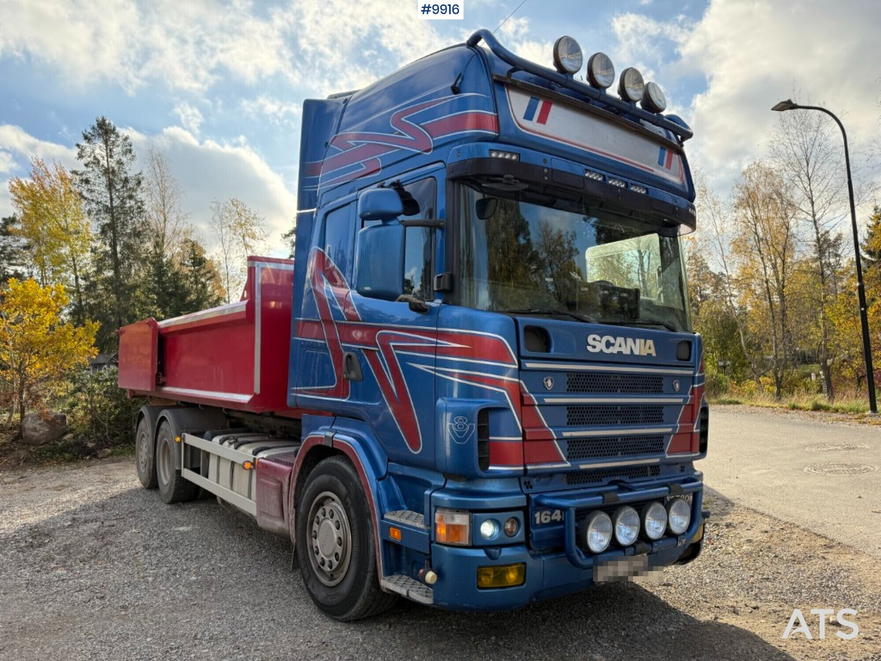 Scania R164 580 6X2 truck with flatbed - Vrachtwagen met open laadbak: afbeelding 2 Scania R164 580 6X2 truck with flatbed - Vrachtwagen met open laadbak: afbeelding 2