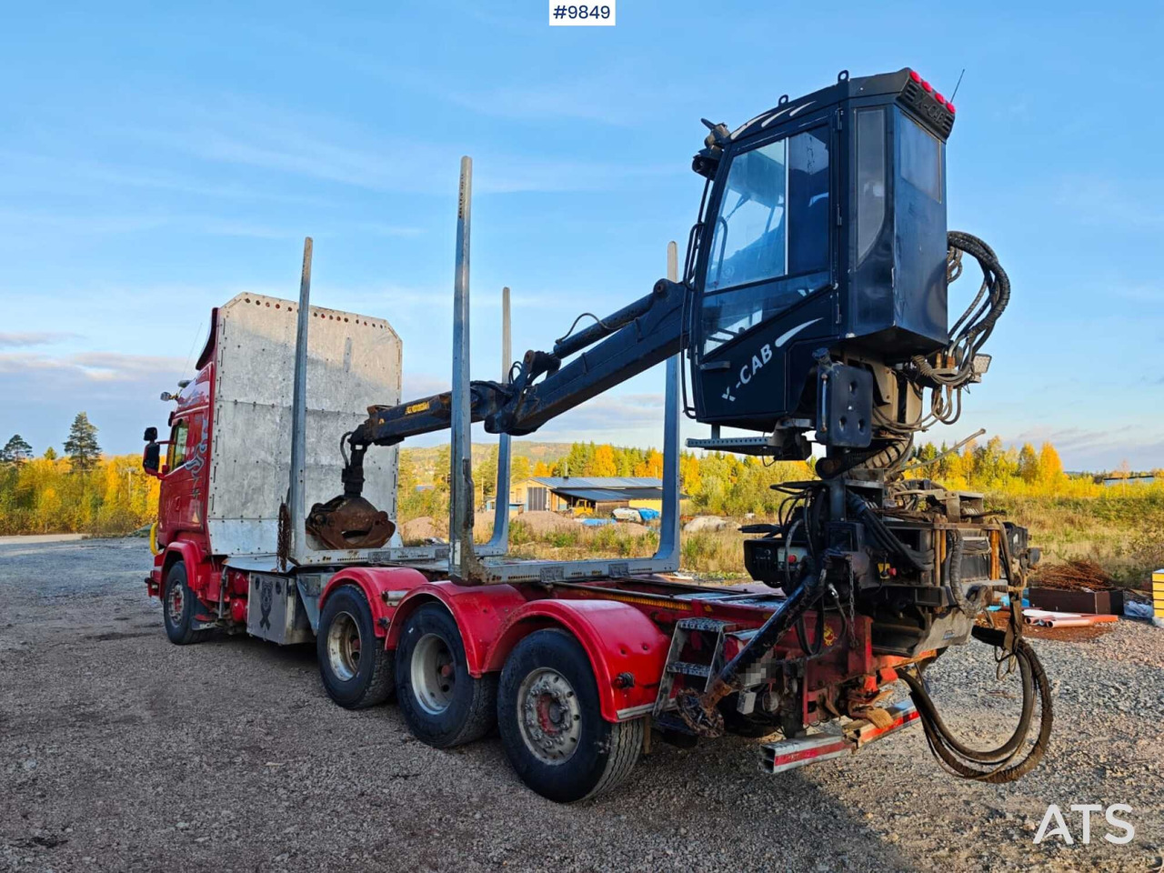 Scania R730 Tridem Timber Truck with Loglift F125S Crane (VIDEO) - Houttransport, Kraanwagen: afbeelding 4 Scania R730 Tridem Timber Truck with Loglift F125S Crane (VIDEO) - Houttransport, Kraanwagen: afbeelding 4