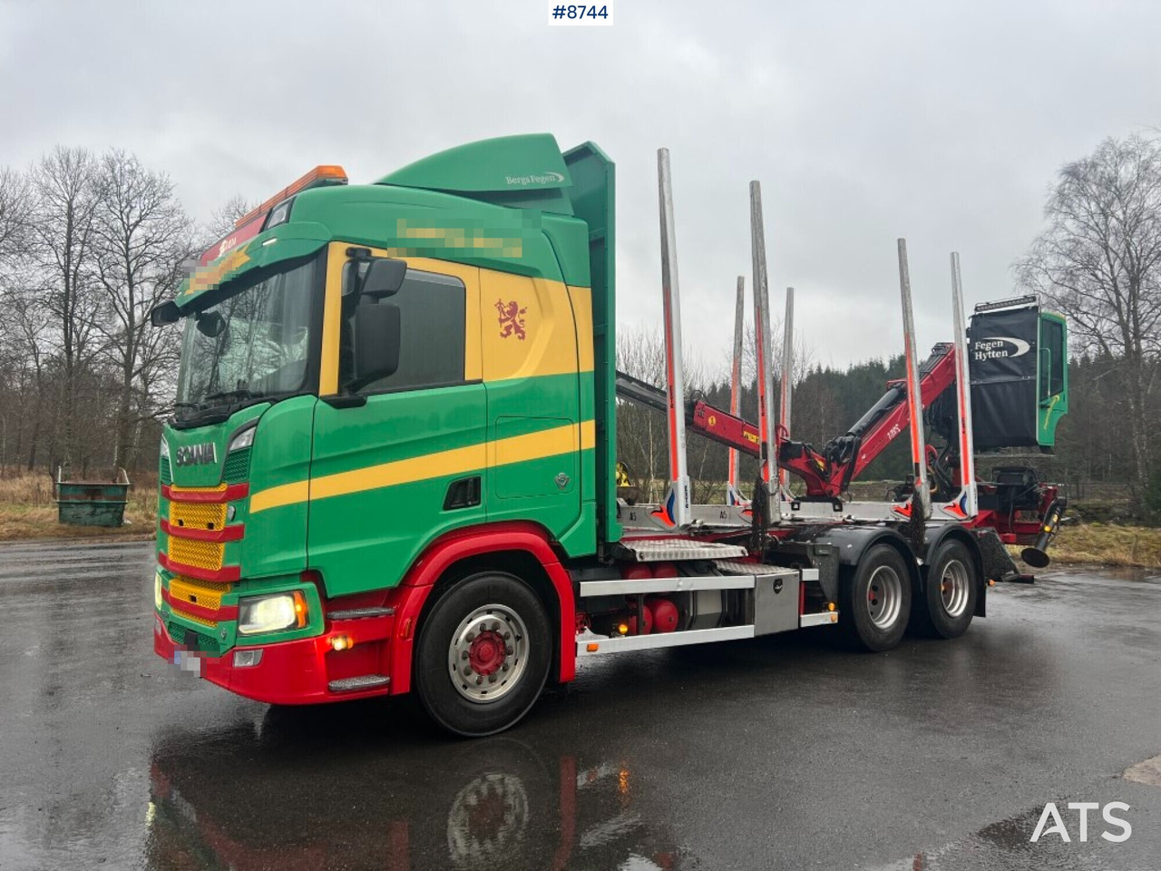 Timber Truck Scania R650 B 6X4 NB with crane - Houttransport: afbeelding 1 Timber Truck Scania R650 B 6X4 NB with crane - Houttransport: afbeelding 1