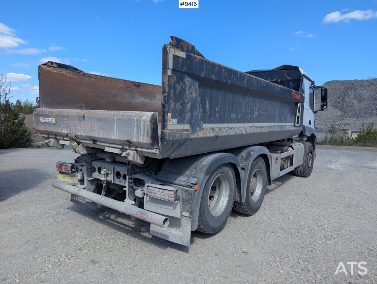 Tipper Truck Mercedes-Benz Arocs 6X2 - Kipper vrachtwagen: afbeelding 4 Tipper Truck Mercedes-Benz Arocs 6X2 - Kipper vrachtwagen: afbeelding 4